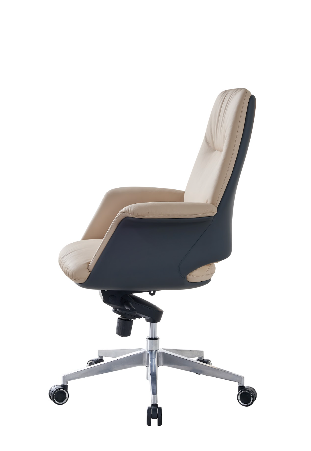 Elegant Beige Swivel Chair G-19B