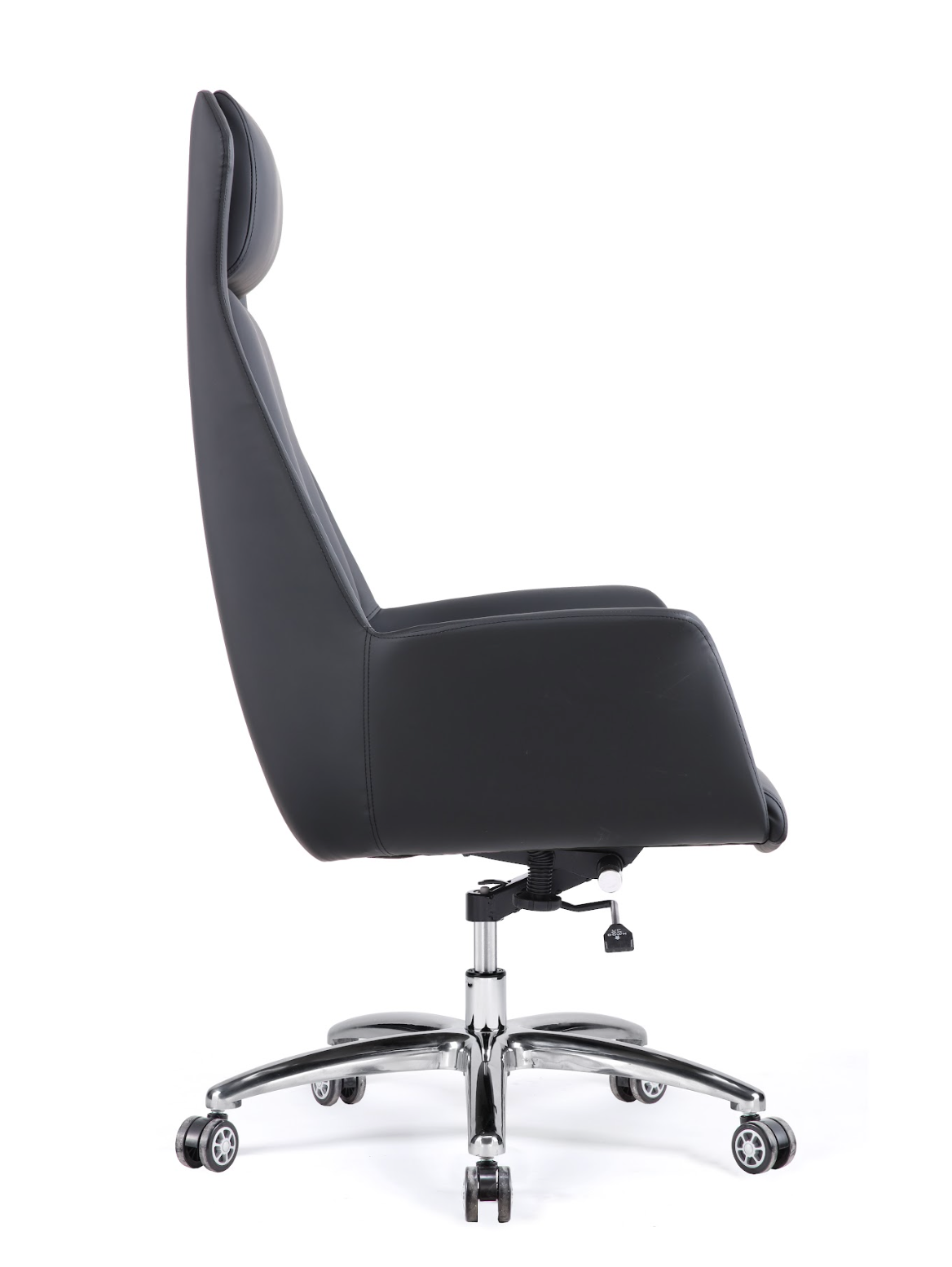 Classic Black Leather Office Chair G-03A