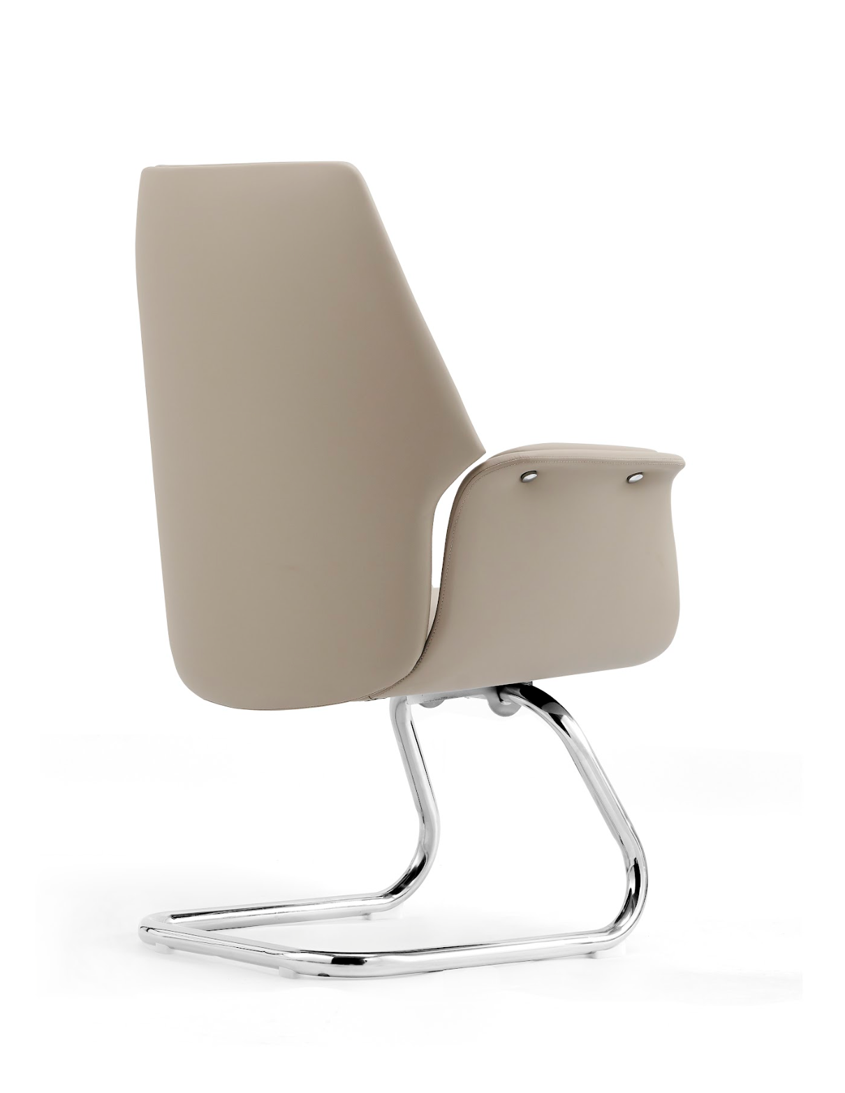 Classic Beige Leather Desk Chair G-02C