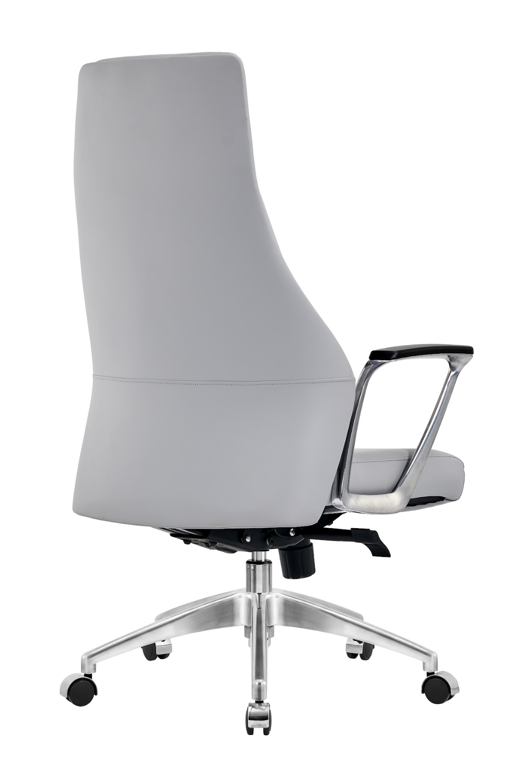Ergonomic Grey Leather Desk Chair HG-305A