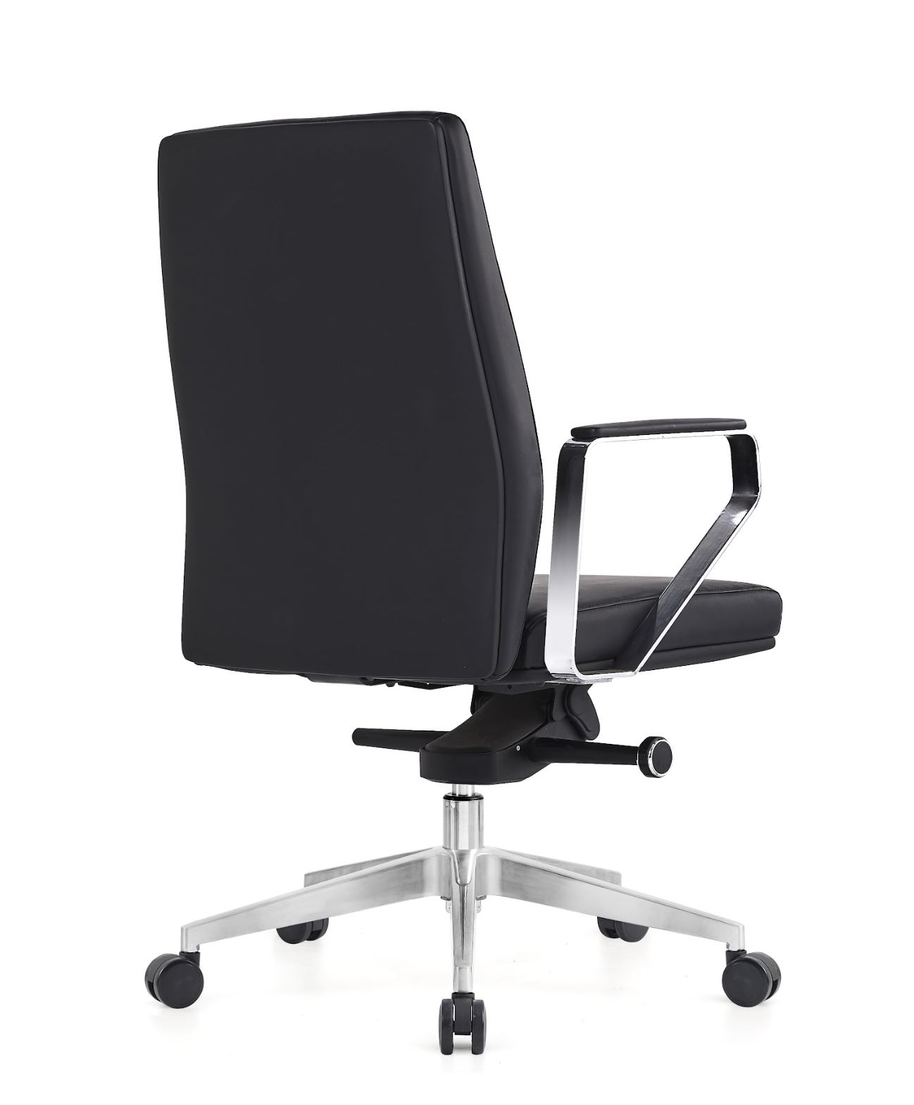 Modern Black Leather Chair G-26B