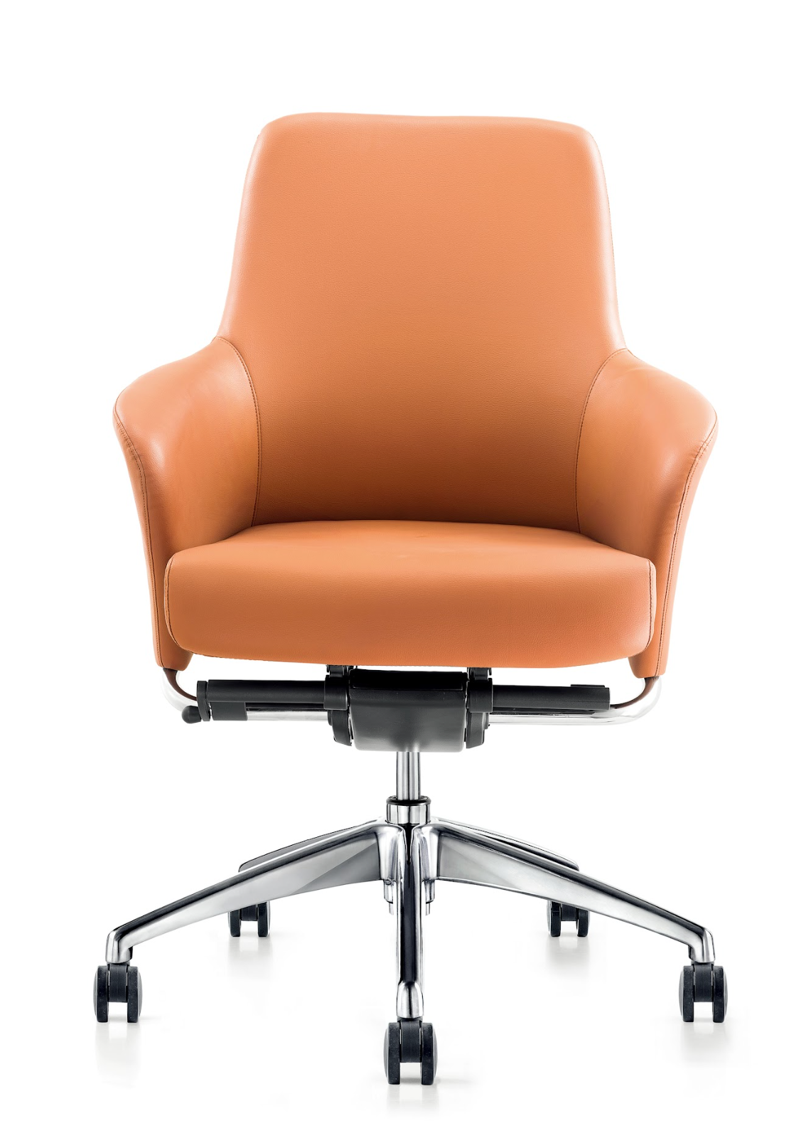 Modern Orange Swivel Chair G-23B