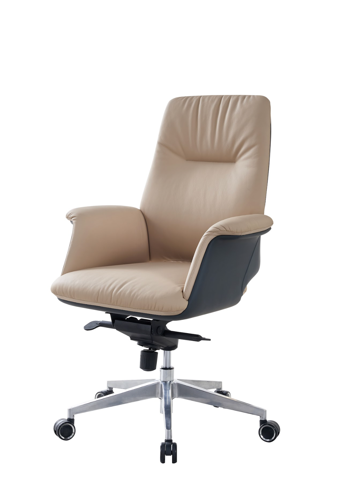 Elegant Beige Swivel Chair G-19B