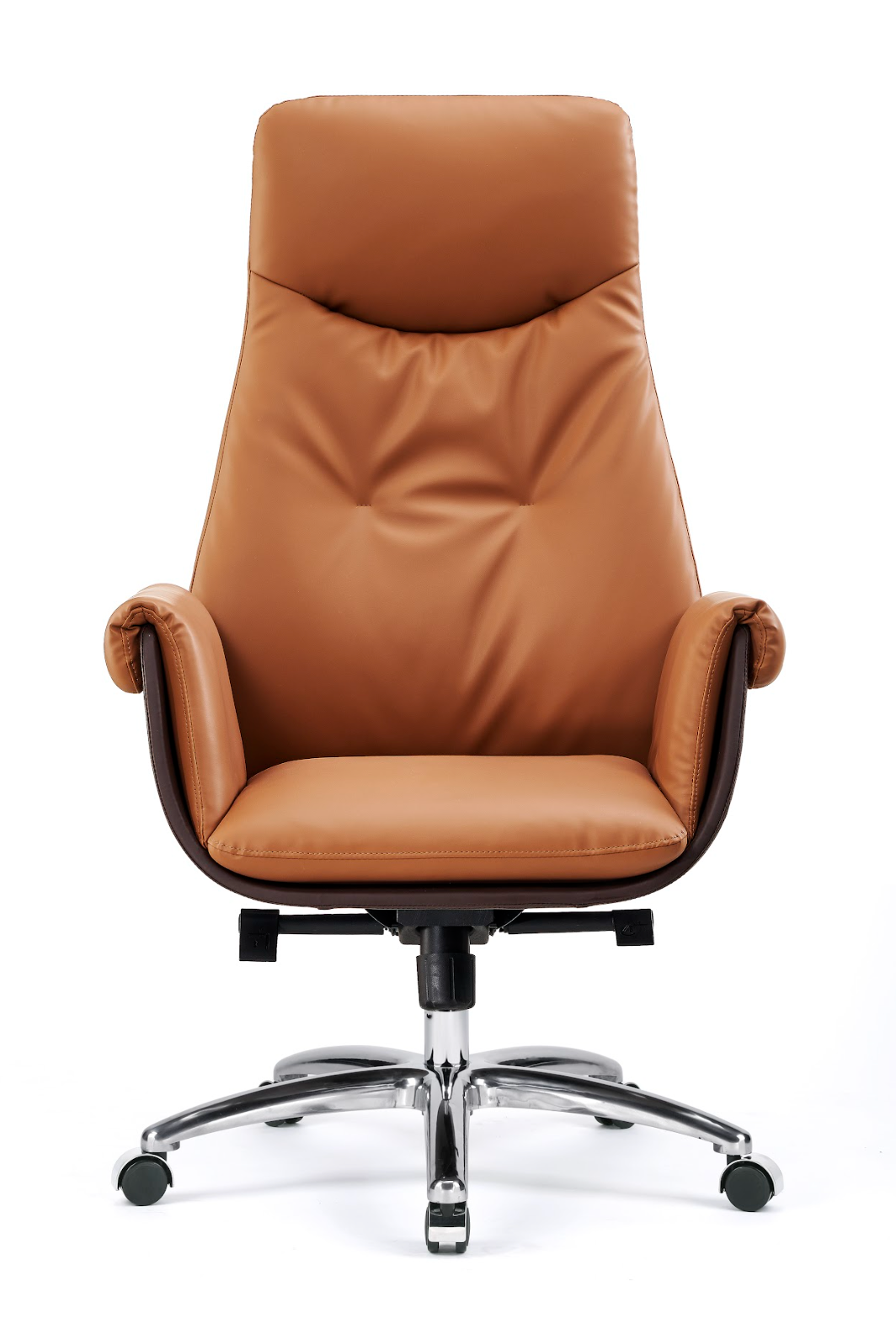 Executive Tan Leather Chair G-14A
