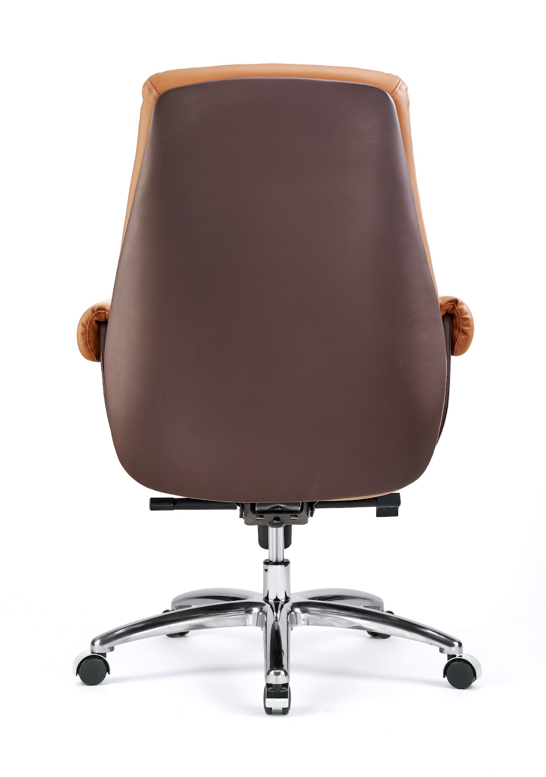 Tan Leather Swivel Chair G-14B