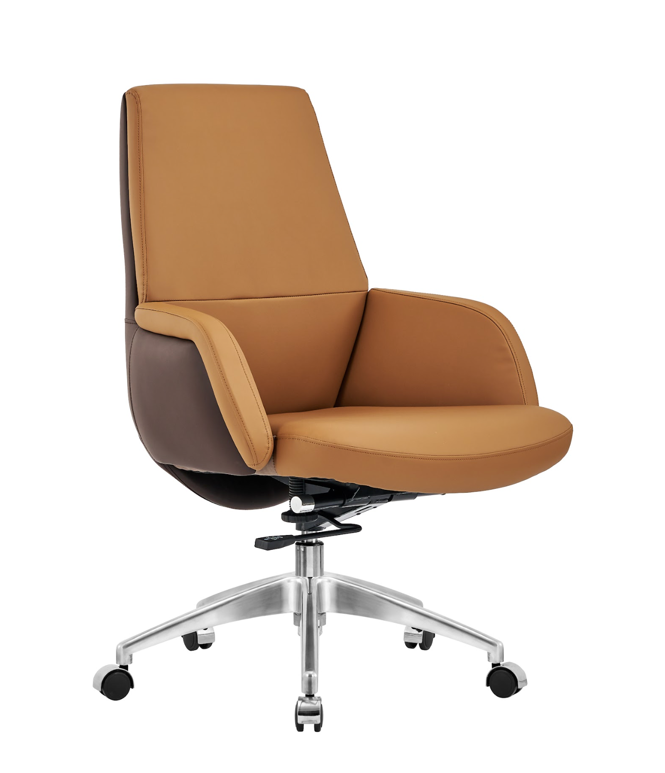 Stylish Tan Swivel Desk Chair G-08B
