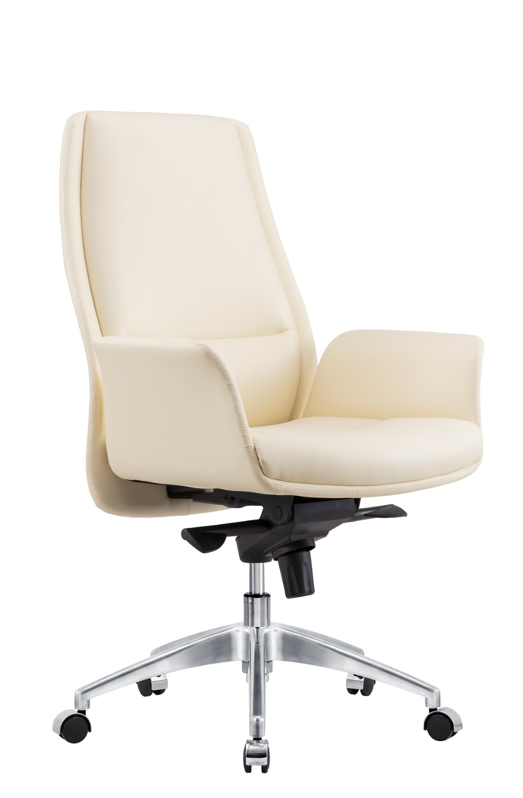 White Modern Leather Computer Chair G-05B