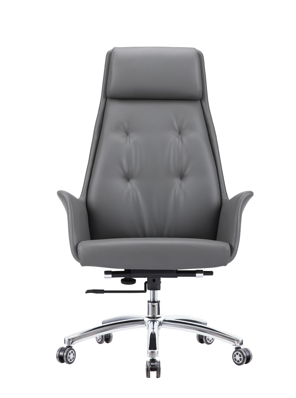 Executive Grey Leather Chair G-04A