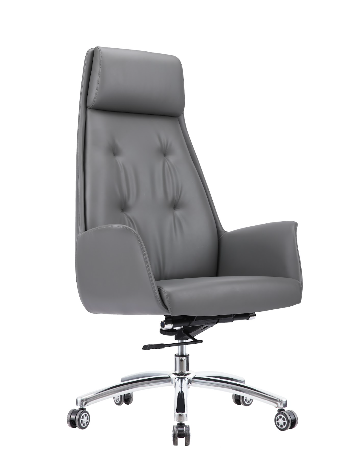Executive Grey Leather Chair G-04A