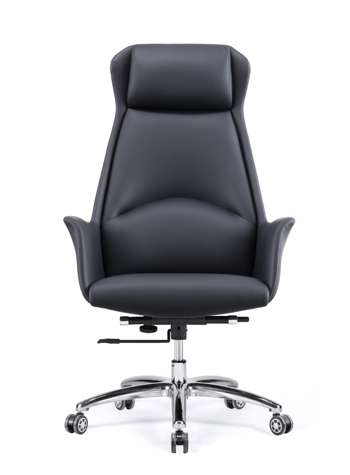 Classic Black Leather Office Chair G-03A