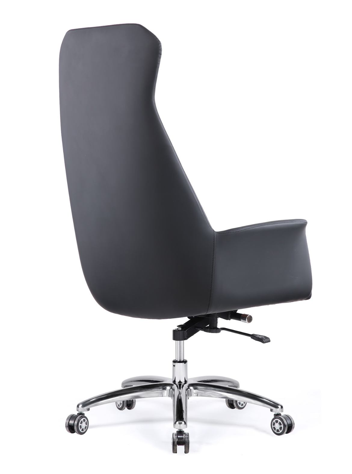 Classic Black Leather Office Chair G-03A
