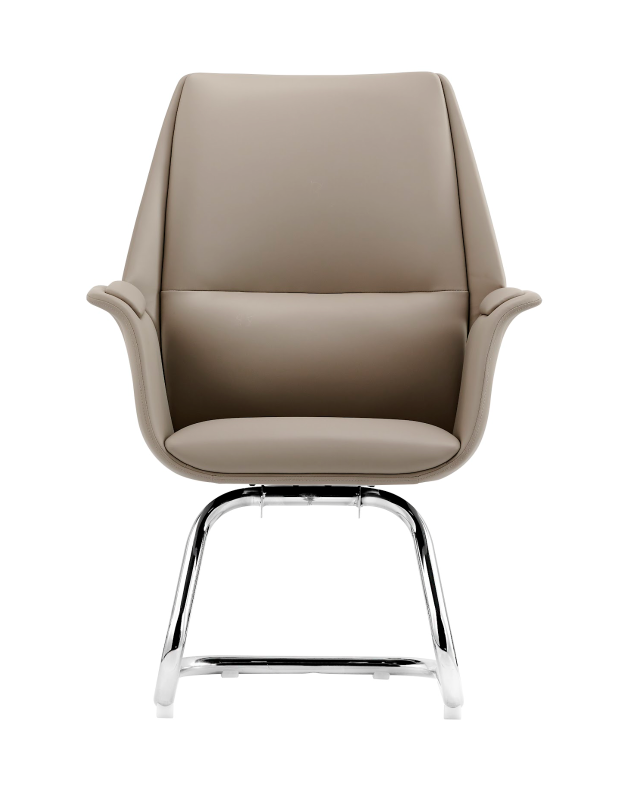 Classic Beige Leather Desk Chair G-02C