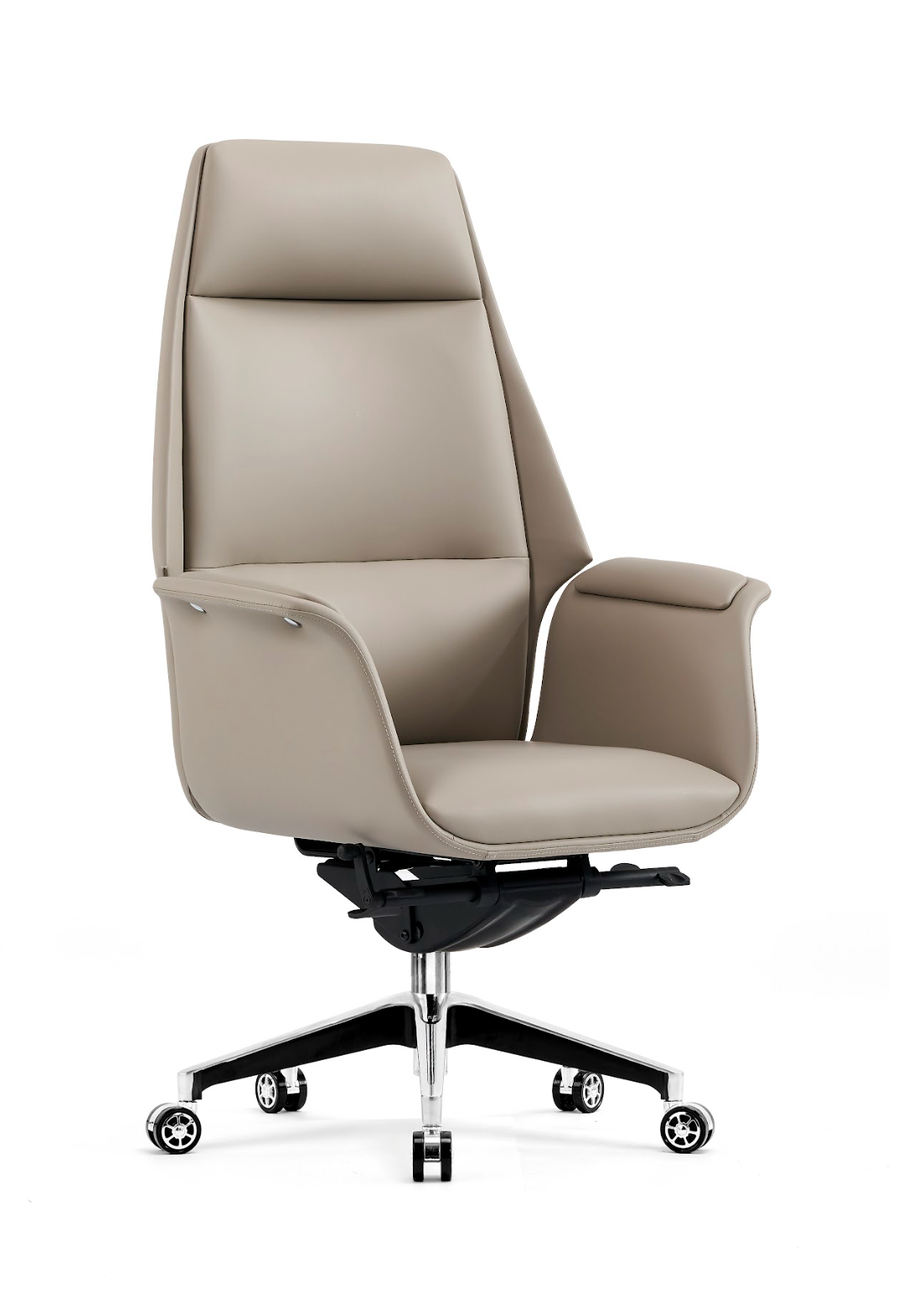 Classic Beige Leather Chair G-02A